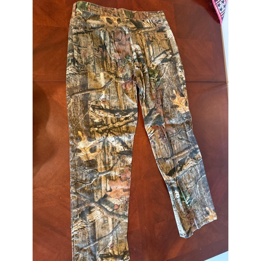 Mossy Oak Break-Up Infinity Camo Pants Mens 34x30 Cotton Straight Leg Hunting